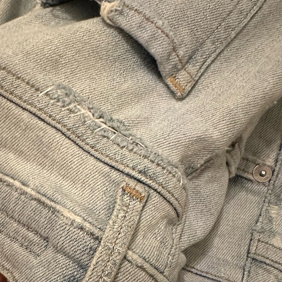 Distressed/Repaired Citizens of Humanity Fleetwood Flared Jeans - Picture 14 of 14